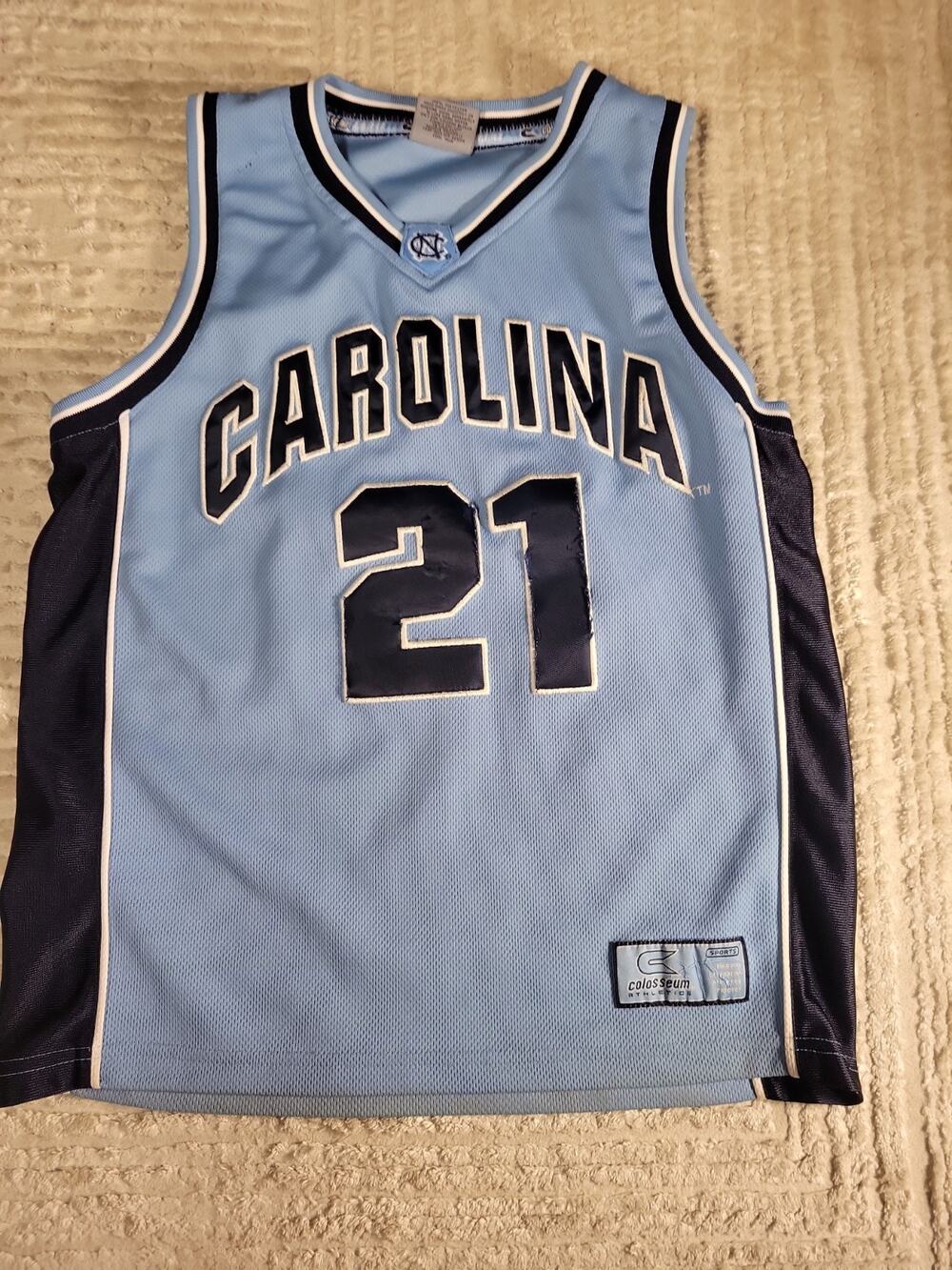 North Carolina Tarheels Jersey Youth Size Large 6 College Basketball boys Kids